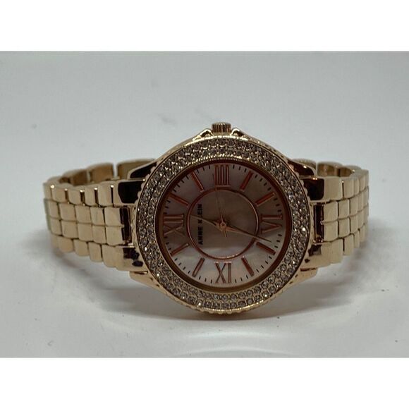 Anne Klein AK1462 Womens Rose Gold Stainless Steel Analog Dial Quartz Watch W242 - Picture 5 of 11